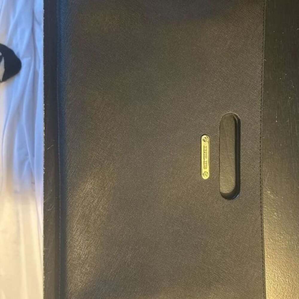 Michael Kors Rebecca Minkoff Black Envelope Clutch in Saffiano Leather